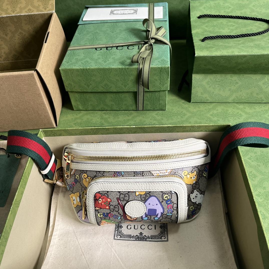 Gucci Animal Print Belt Bag(23x 12x 2.5cm) - PerfectKickZ