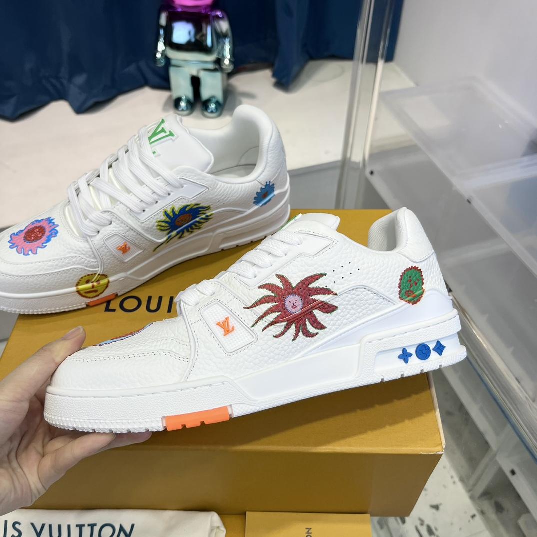Louis Vuitton LV x YK LV Trainer Sneaker  (upon uk size)      1ABD3I - PerfectKickZ