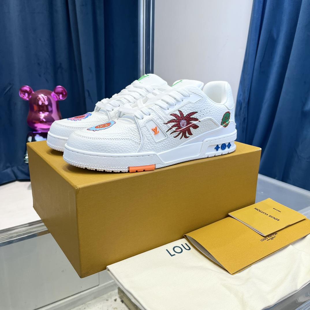 Louis Vuitton LV x YK LV Trainer Sneaker  (upon uk size)      1ABD3I - PerfectKickZ
