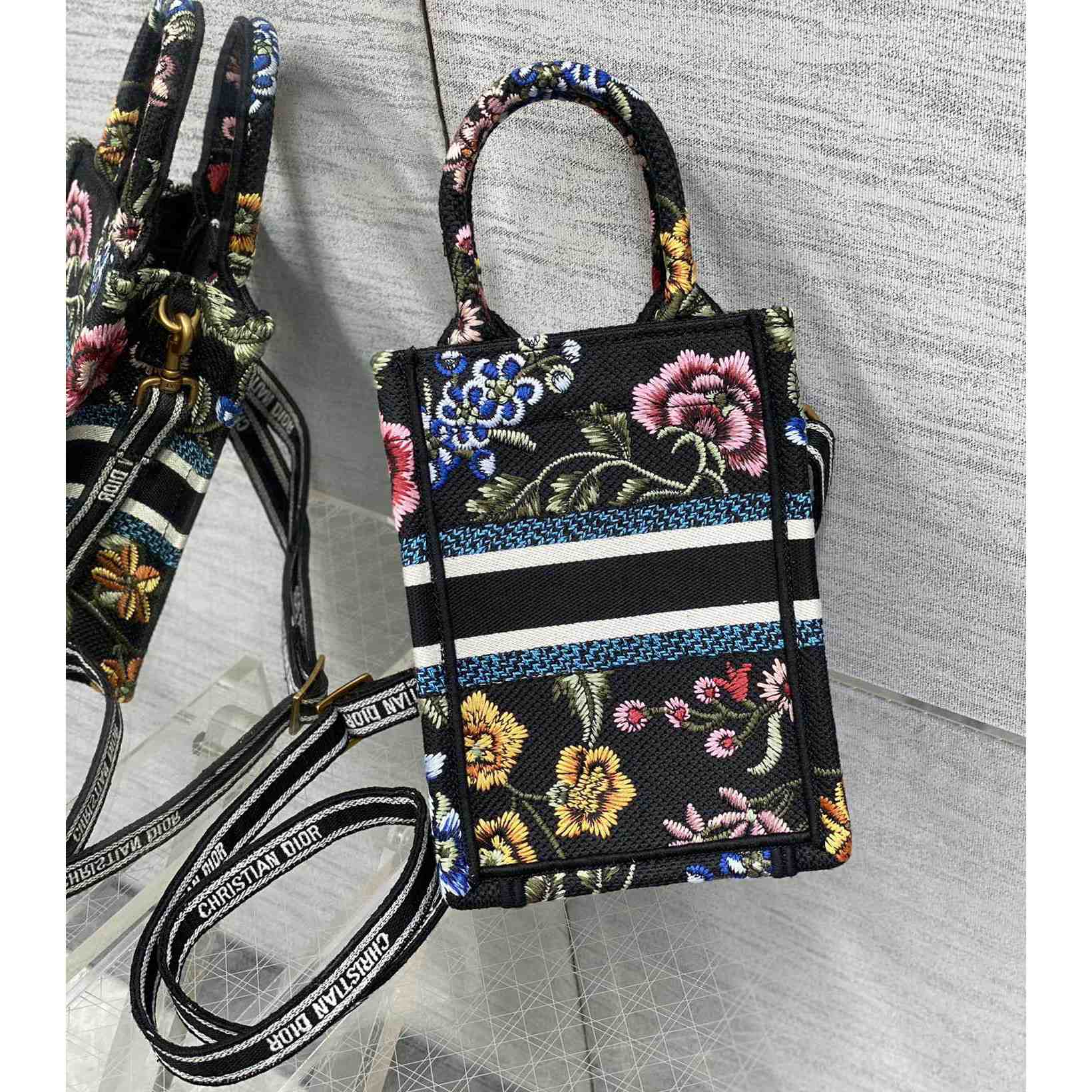 Dior Mini Dior Book Tote Phone Bag - PerfectKickZ