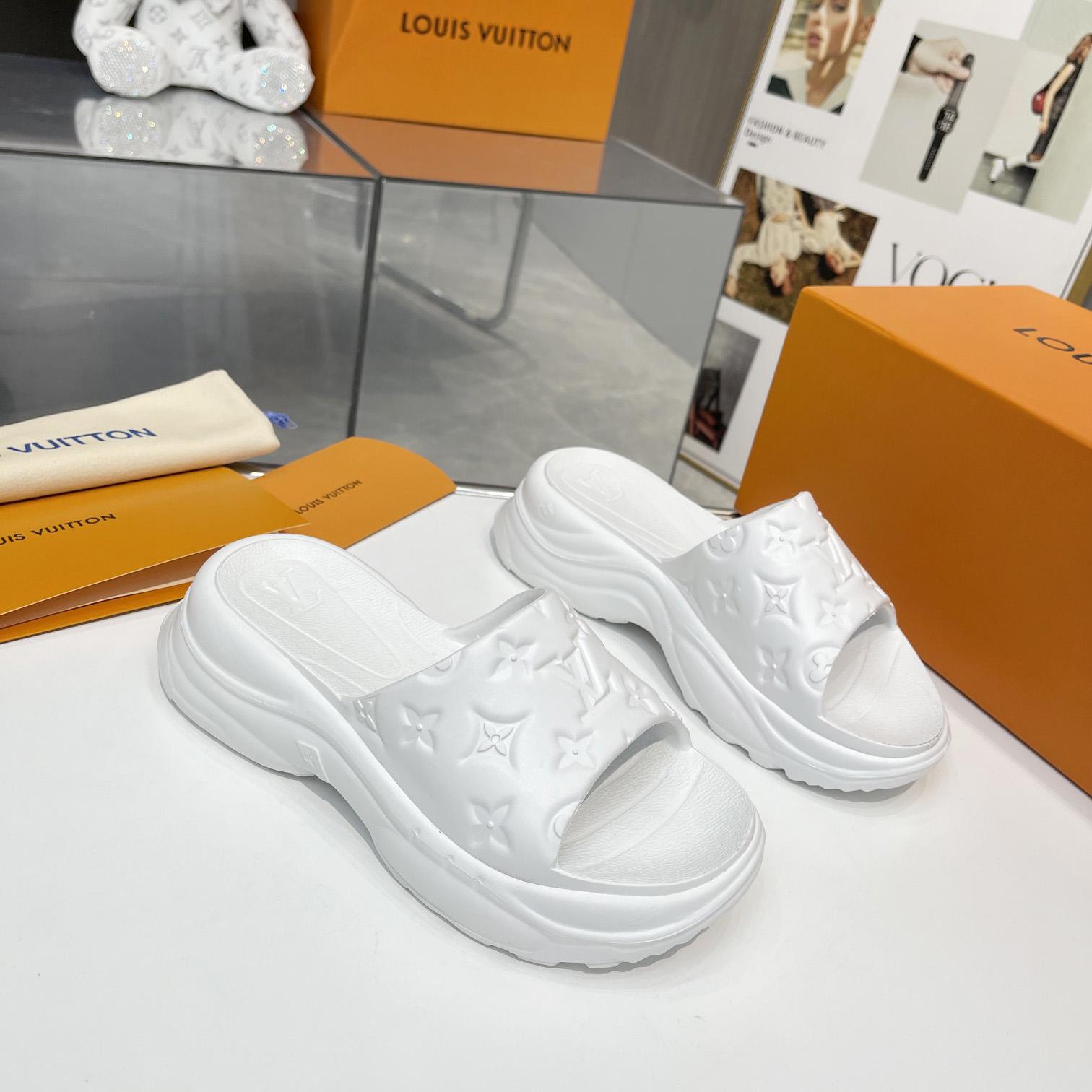 Louis Vuitton Pool 55 Flat Comfort Mule     1AB3FW - PerfectKickZ