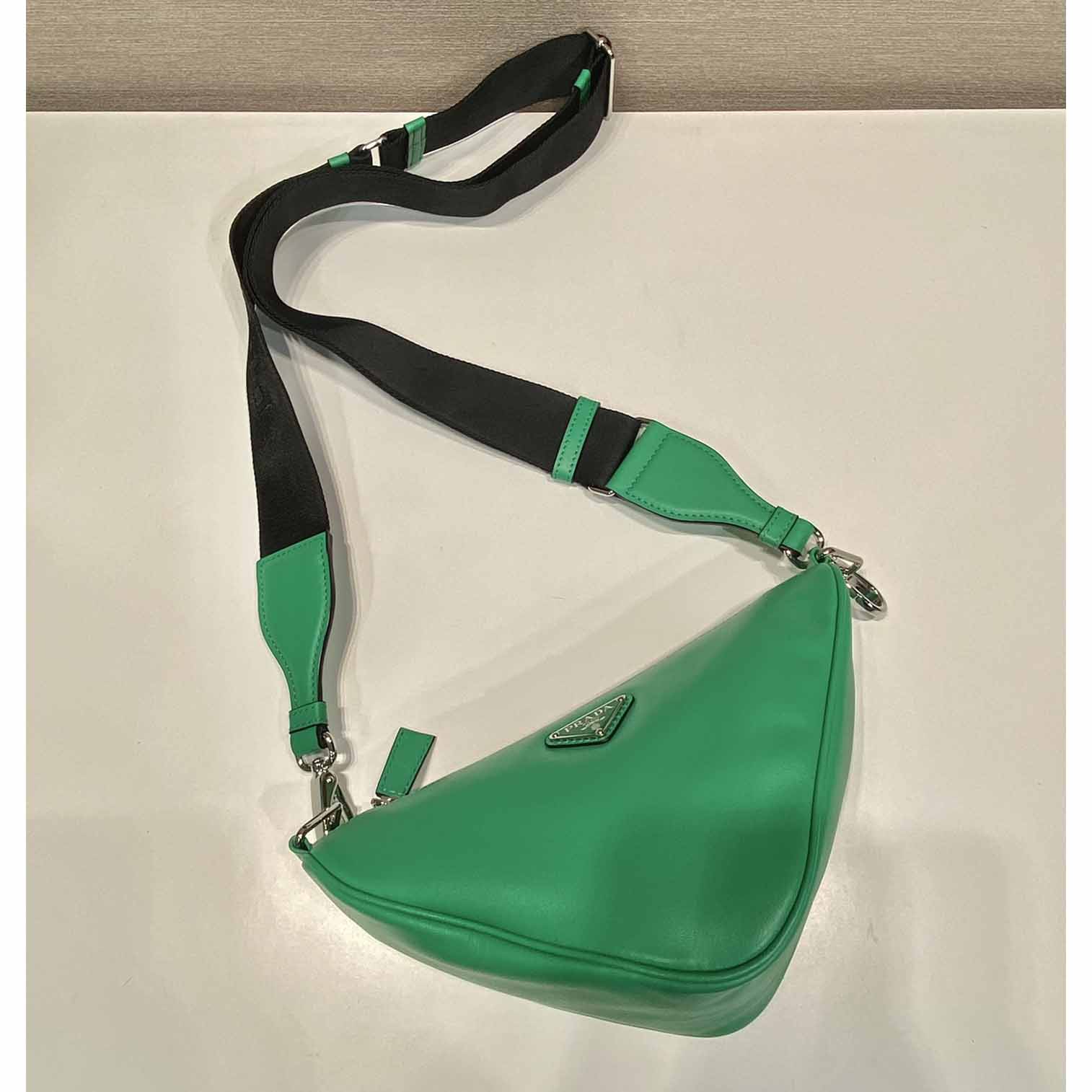 Prada Triangle Leather Bag - PerfectKickZ