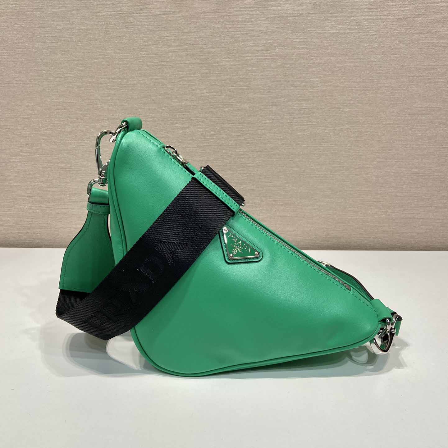 Prada Triangle Leather Bag - PerfectKickZ
