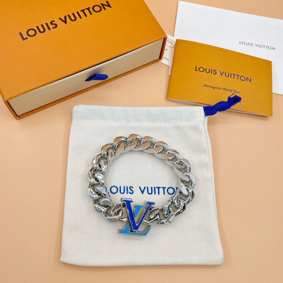 Louis Vuitton LV Chain Bracelet   M0919L - PerfectKickZ