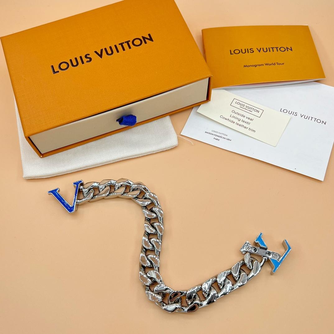 Louis Vuitton LV Chain Bracelet   M0919L - PerfectKickZ