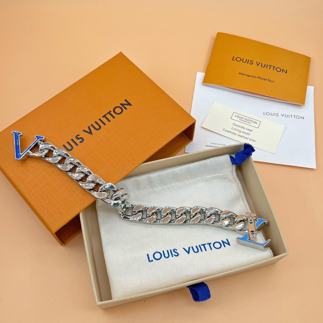 Louis Vuitton LV Chain Bracelet   M0919L - PerfectKickZ