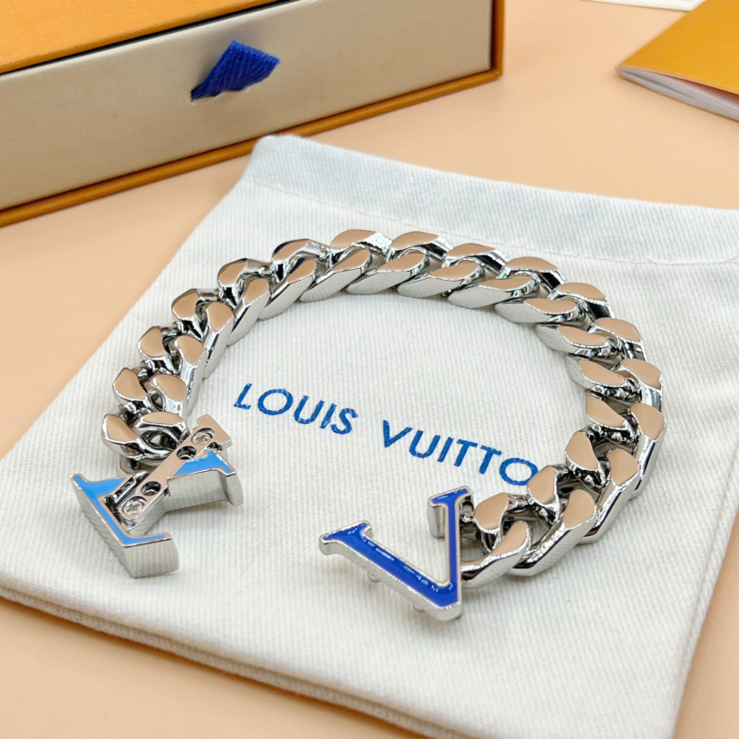 Louis Vuitton LV Chain Bracelet   M0919L - PerfectKickZ