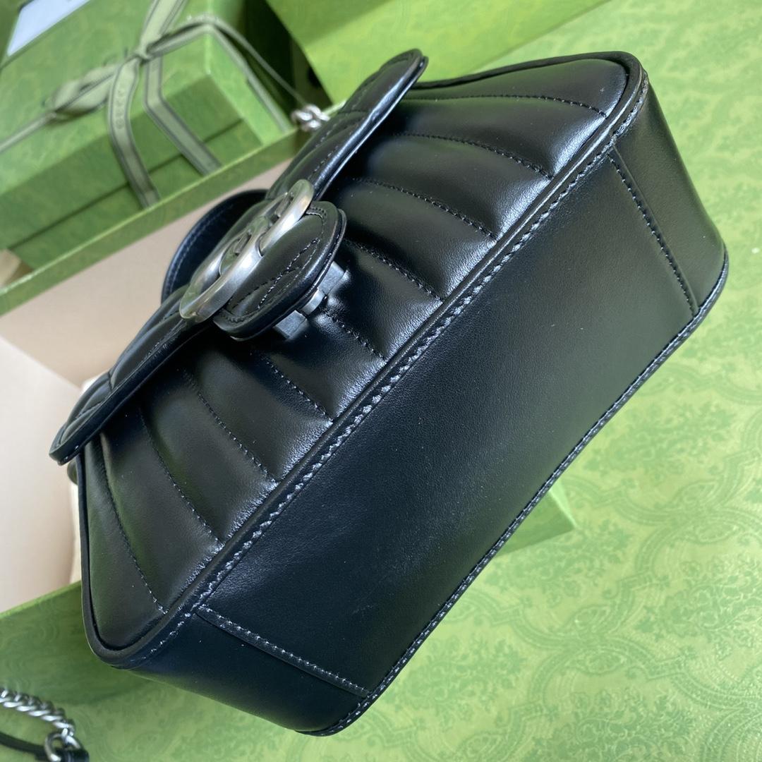 Gucci GG Marmont Mini Top Handle Bag(21*15.5*8cm) - PerfectKickZ