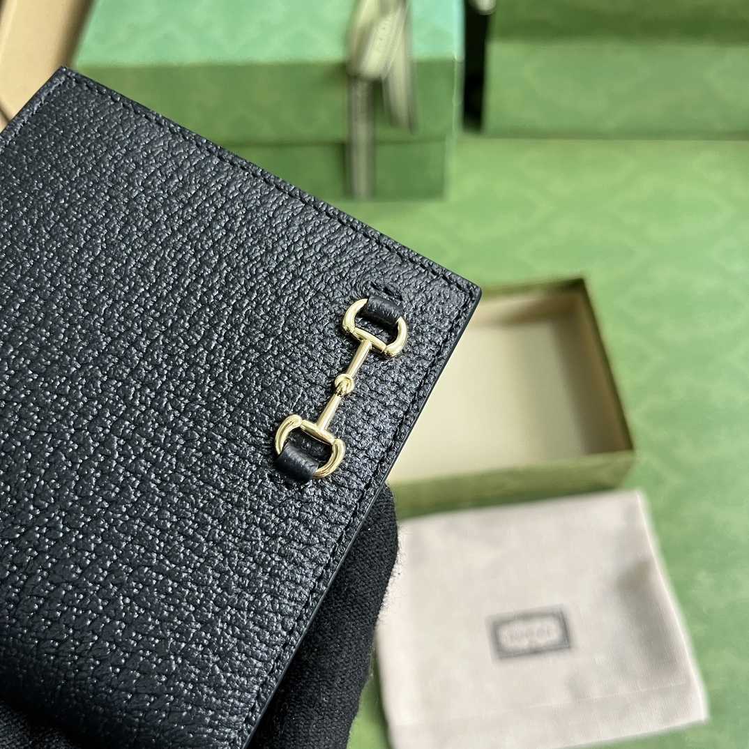 Gucci Bi-fold Wallet With Horsebit - PerfectKickZ