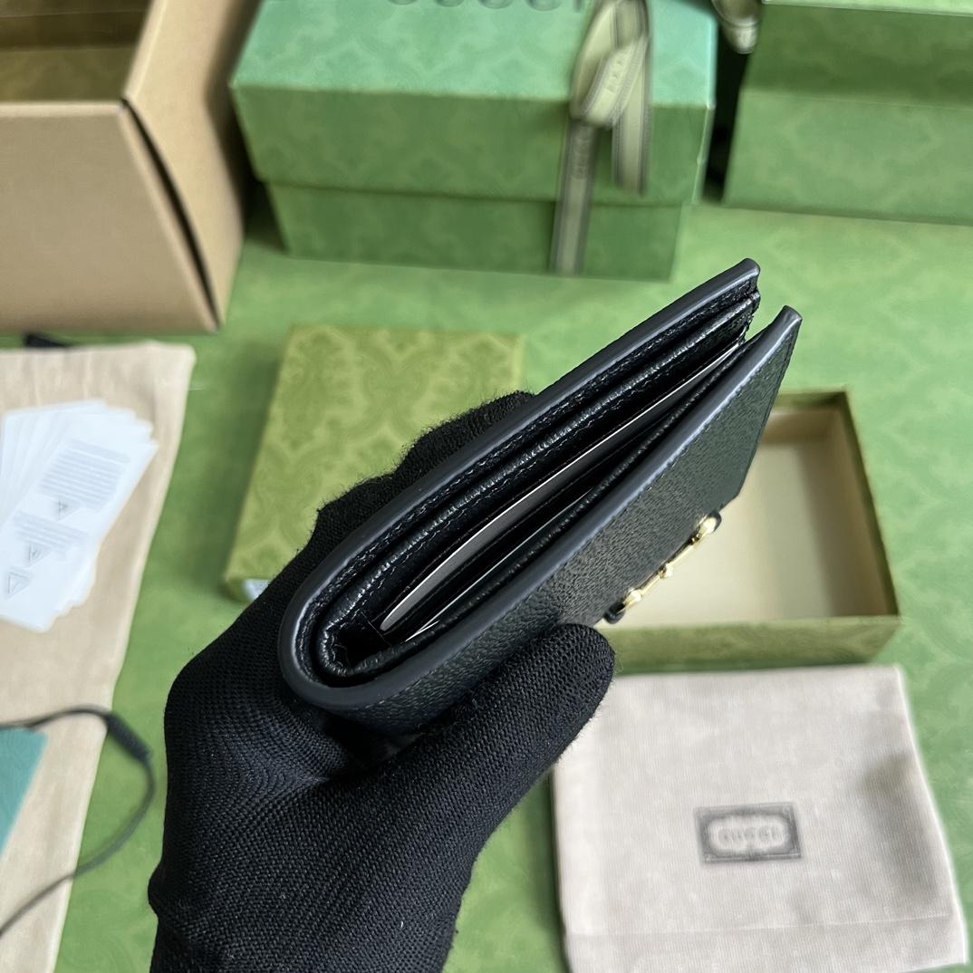 Gucci Bi-fold Wallet With Horsebit - PerfectKickZ