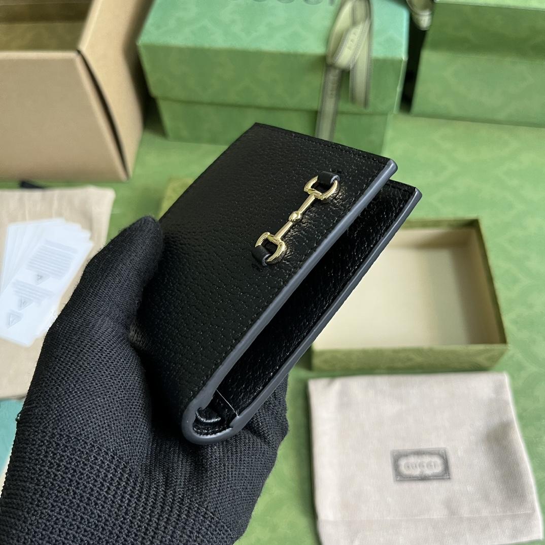Gucci Bi-fold Wallet With Horsebit - PerfectKickZ