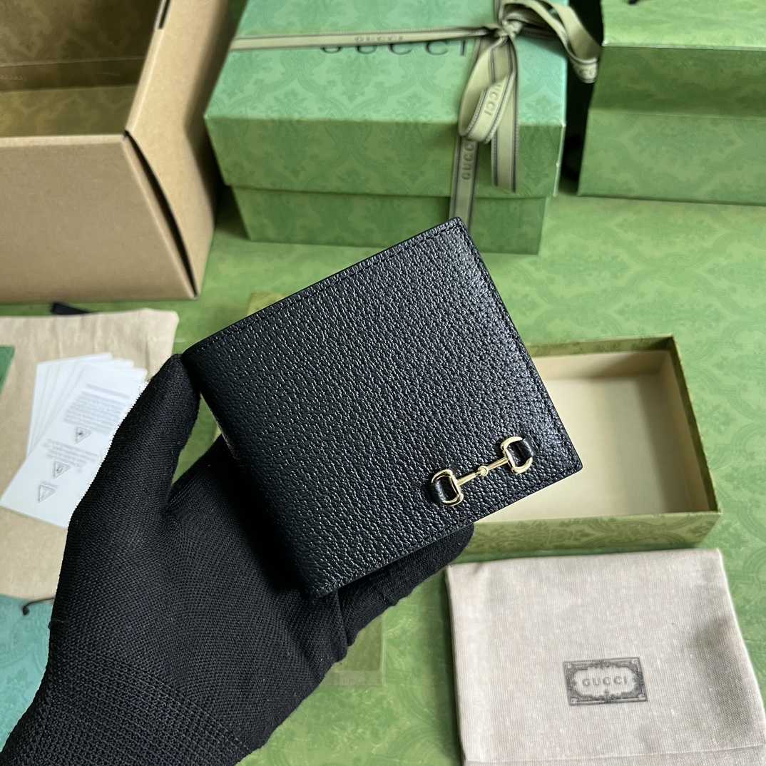 Gucci Bi-fold Wallet With Horsebit - PerfectKickZ