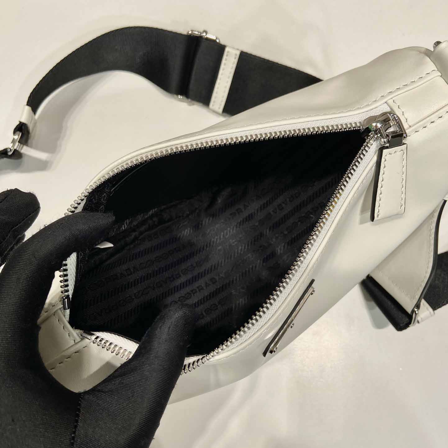 Prada Triangle Leather Bag - PerfectKickZ