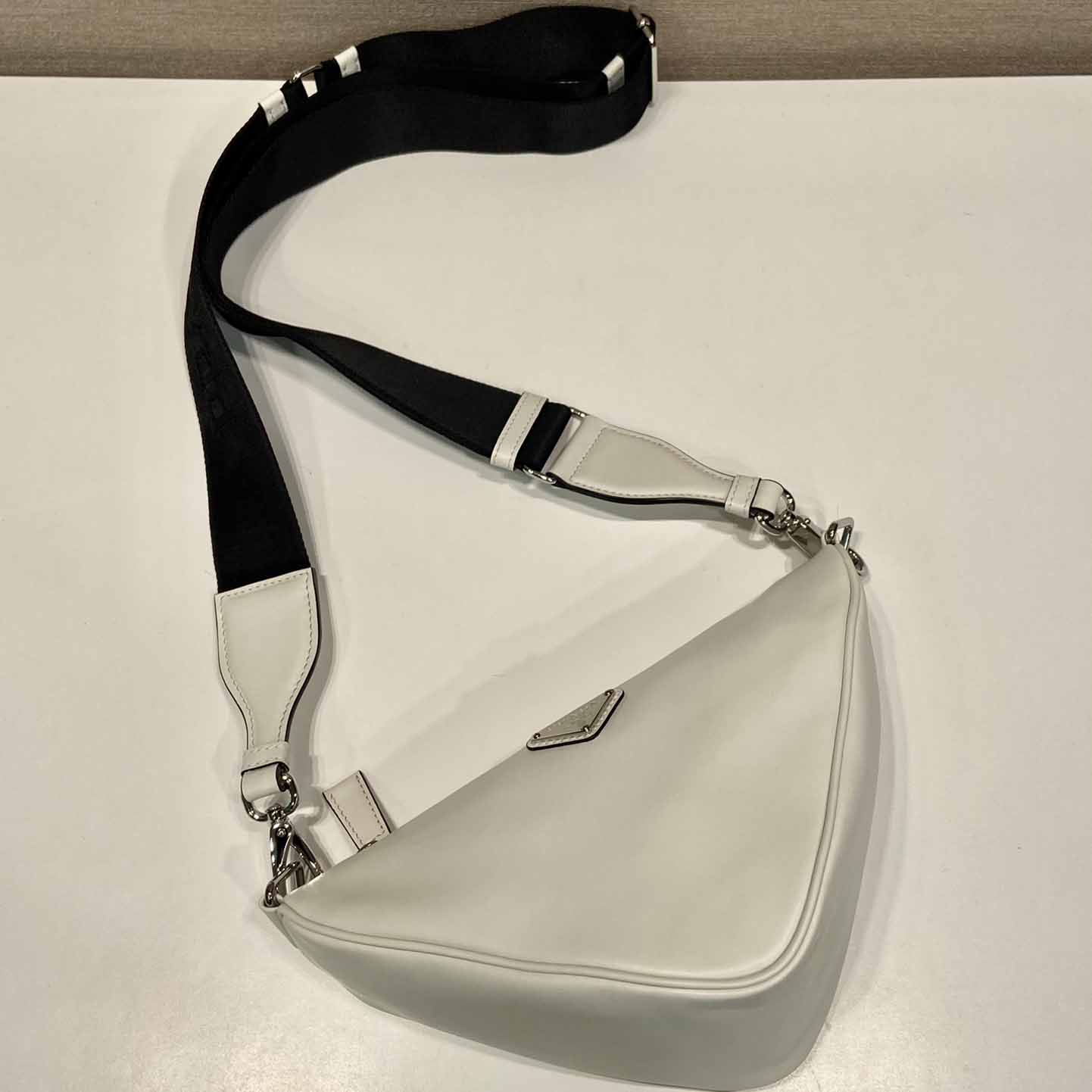 Prada Triangle Leather Bag - PerfectKickZ
