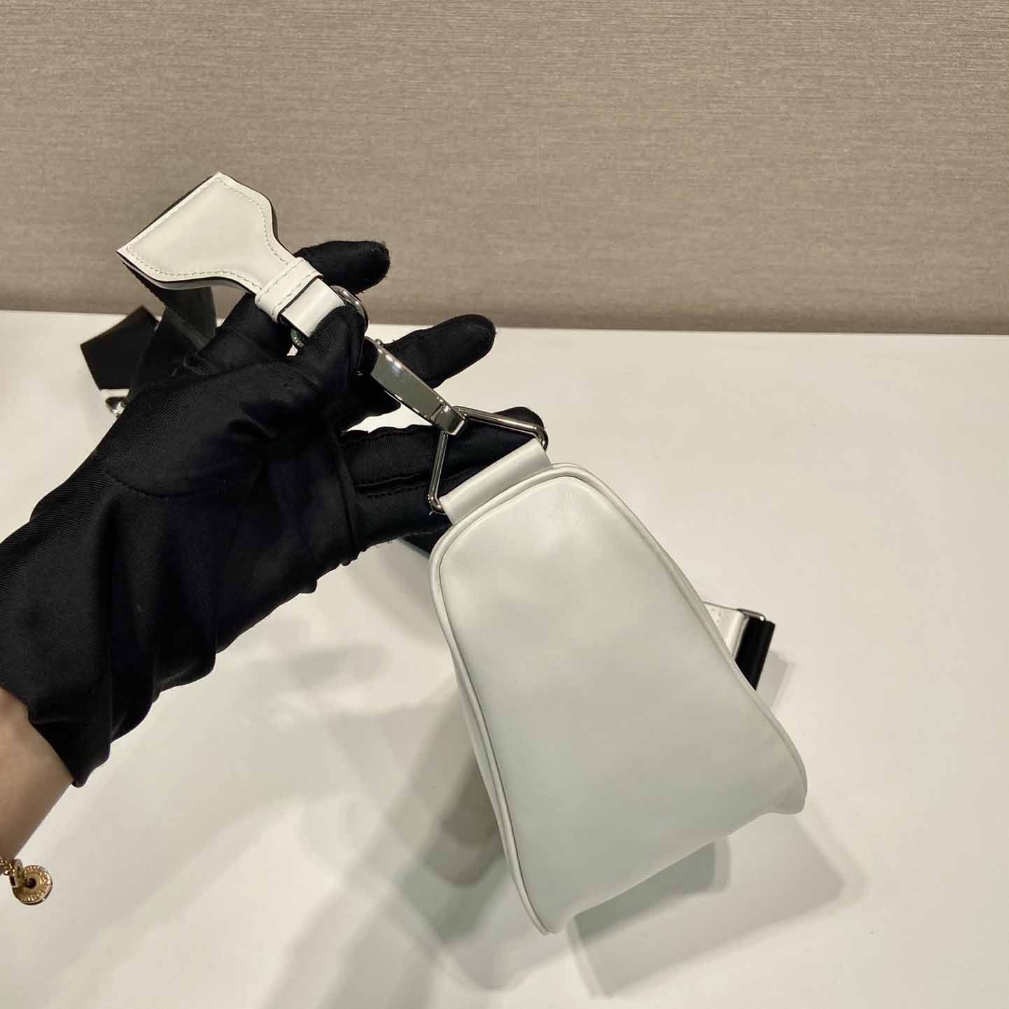 Prada Triangle Leather Bag - PerfectKickZ