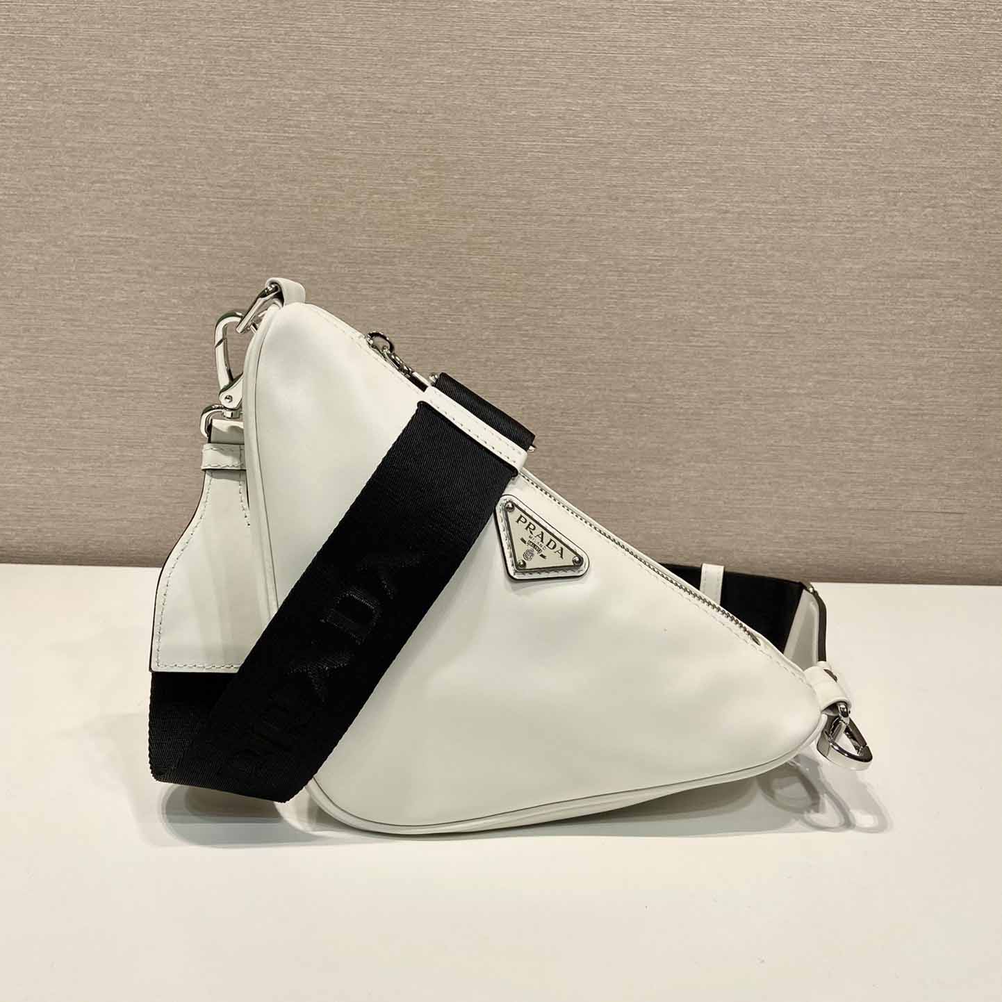 Prada Triangle Leather Bag - PerfectKickZ