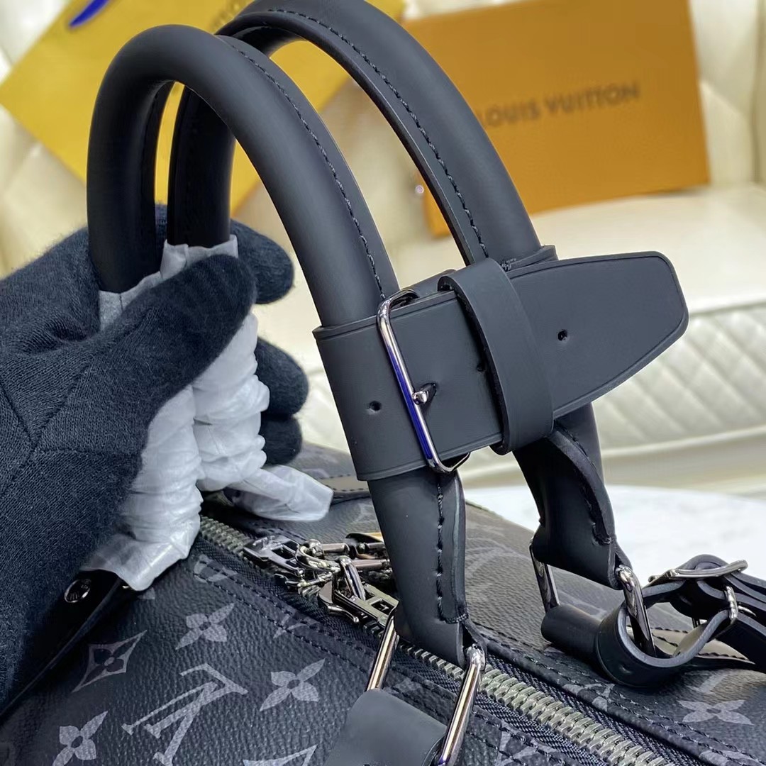 Louis Vuitton keepall 55 Monogram Eclipse(55-24-30CM) - PerfectKickZ