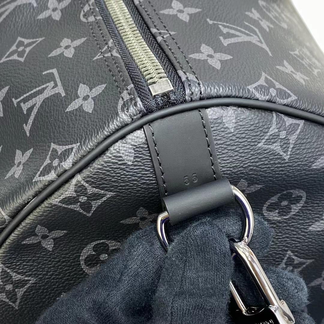 Louis Vuitton keepall 55 Monogram Eclipse(55-24-30CM) - PerfectKickZ