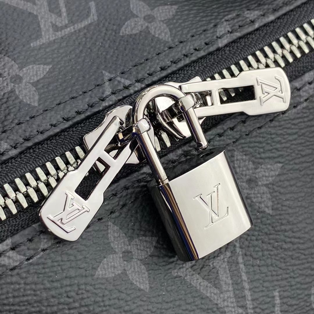Louis Vuitton keepall 55 Monogram Eclipse(55-24-30CM) - PerfectKickZ
