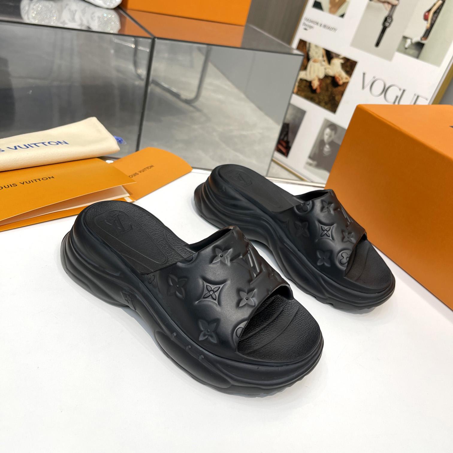 Louis Vuitton Pool 55 Flat Comfort Mule      - PerfectKickZ
