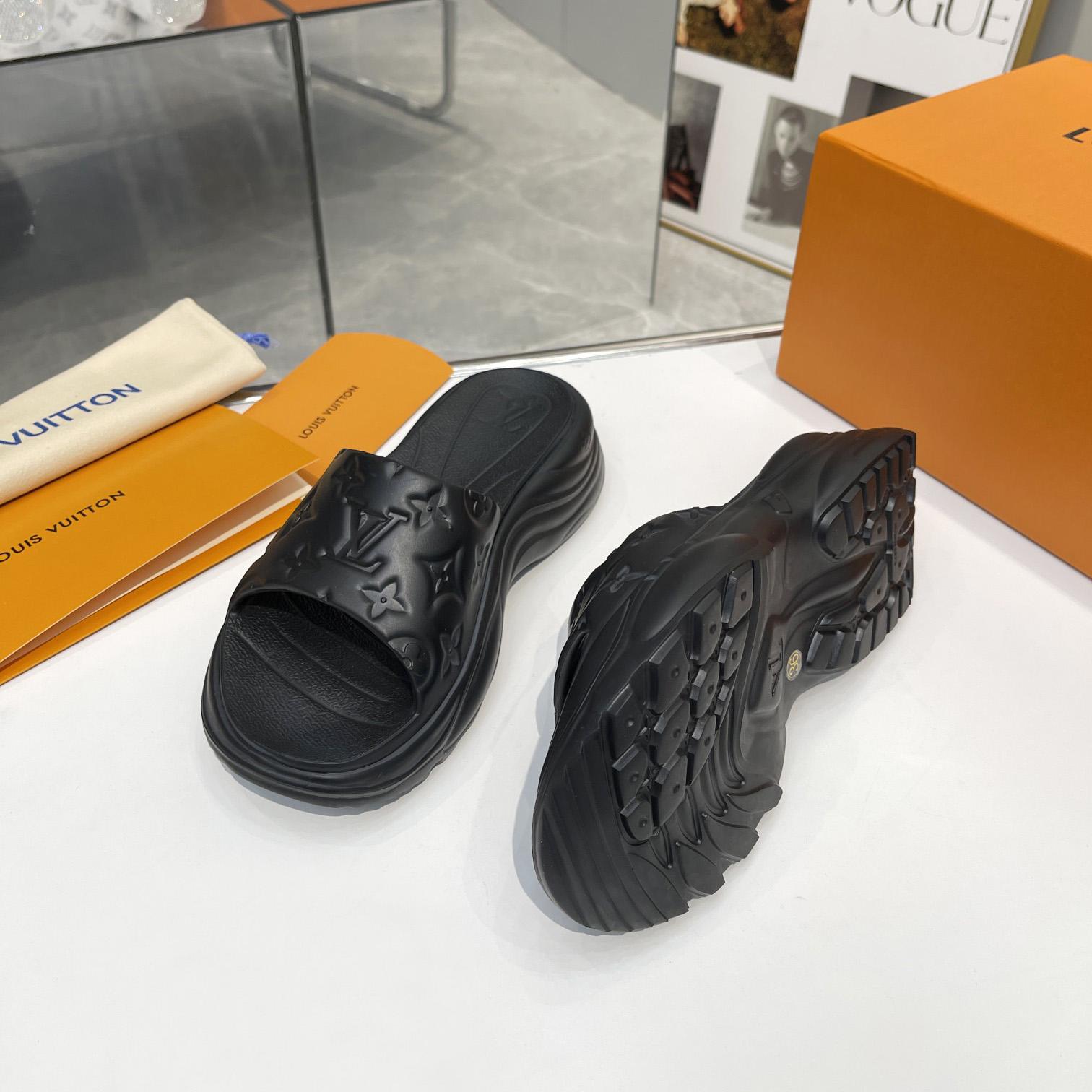 Louis Vuitton Pool 55 Flat Comfort Mule      - PerfectKickZ