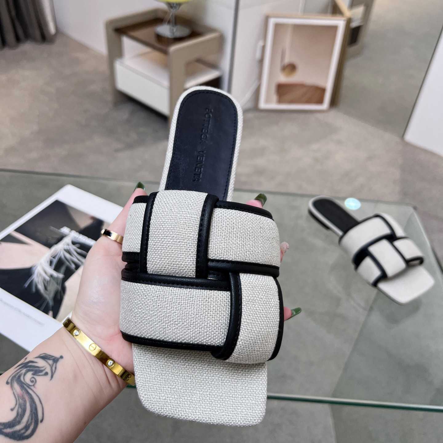 Bottega Veneta Patch Flat Mule - PerfectKickZ