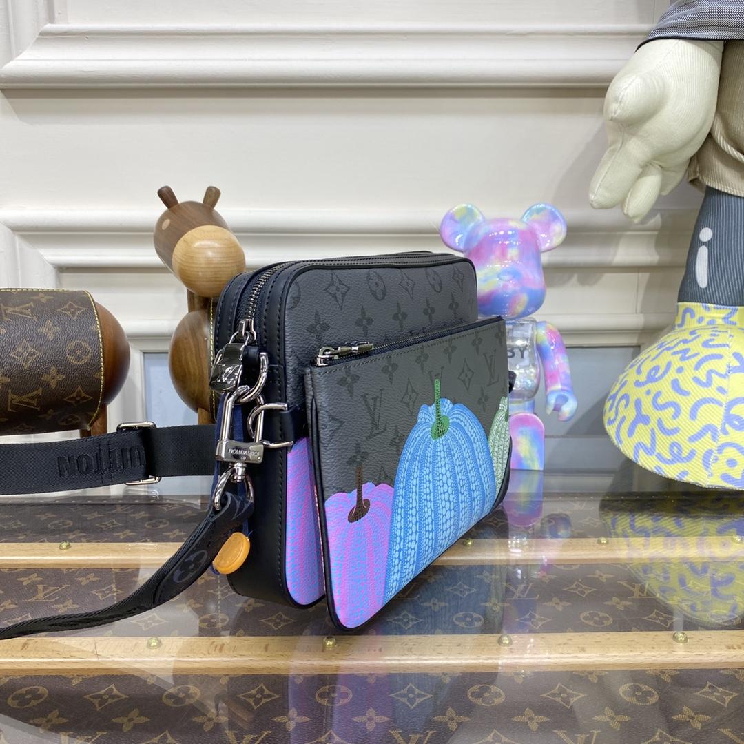Louis Vuitton LV x YK Trio Messenger (25 x 18.5 x 7cm)   M46435 - PerfectKickZ