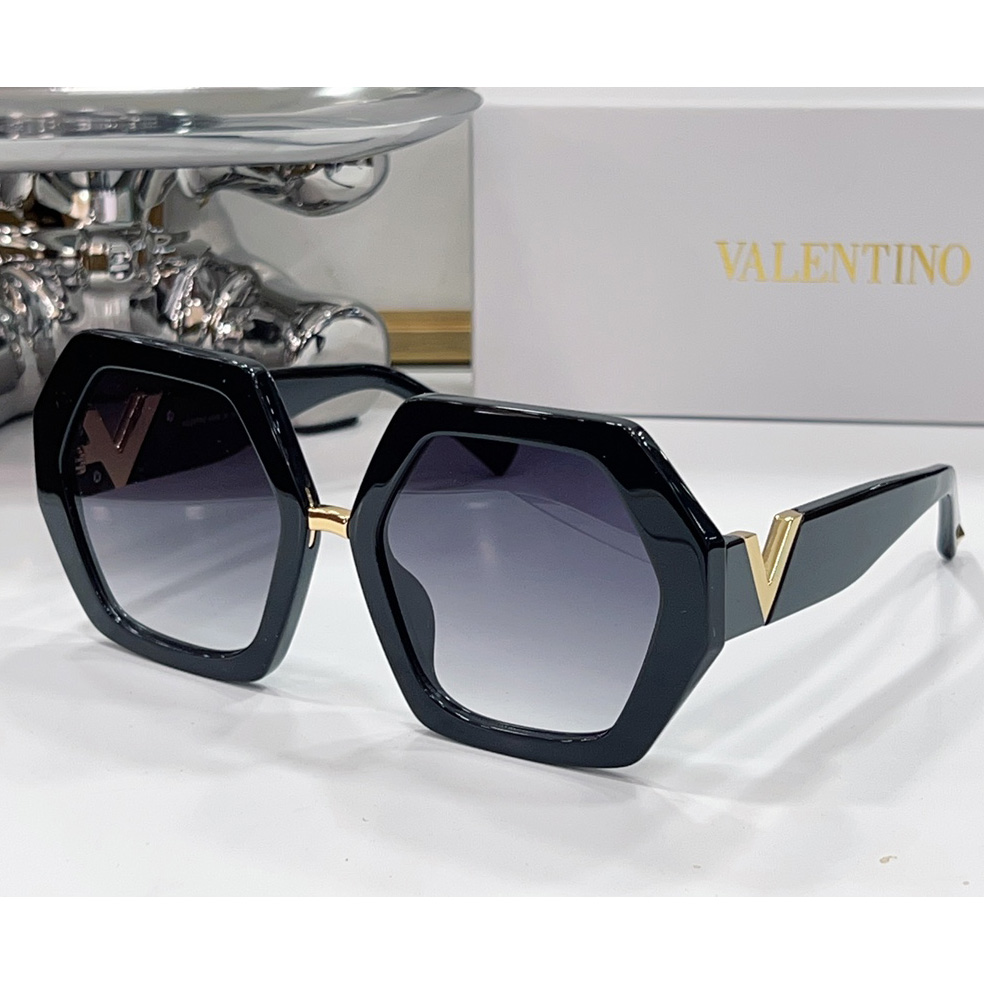 Valenti  VLOGO Hexagonal Oversized-frame Sunglasses  VA4053 - PerfectKickZ