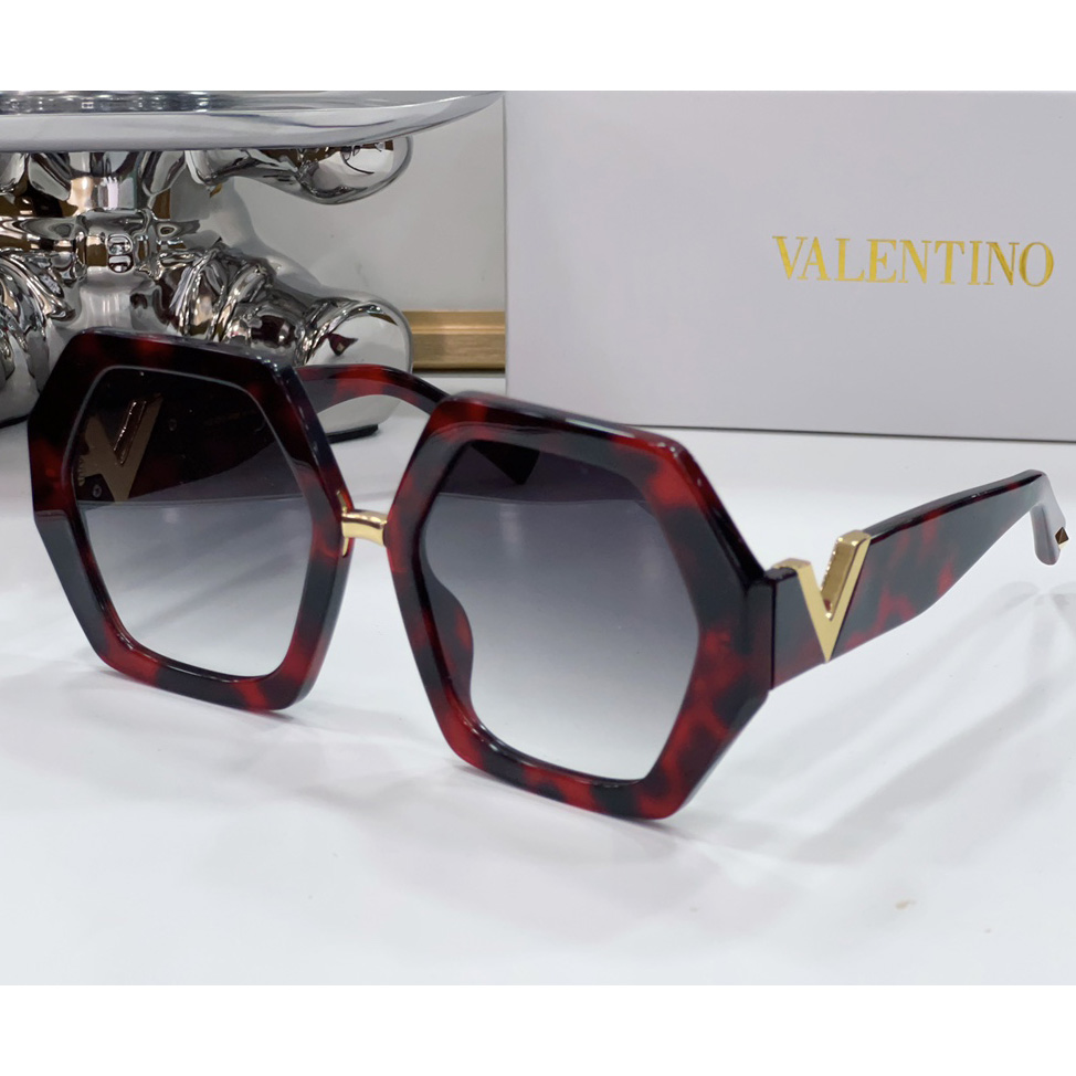Valenti  VLOGO Hexagonal Oversized-frame Sunglasses  VA4053 - PerfectKickZ