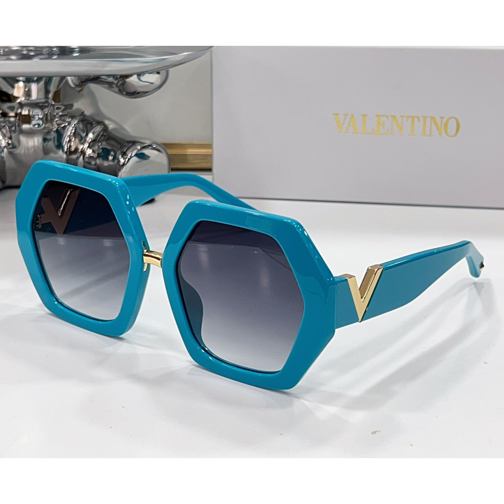 Valenti  VLOGO Hexagonal Oversized-frame Sunglasses  VA4053 - PerfectKickZ