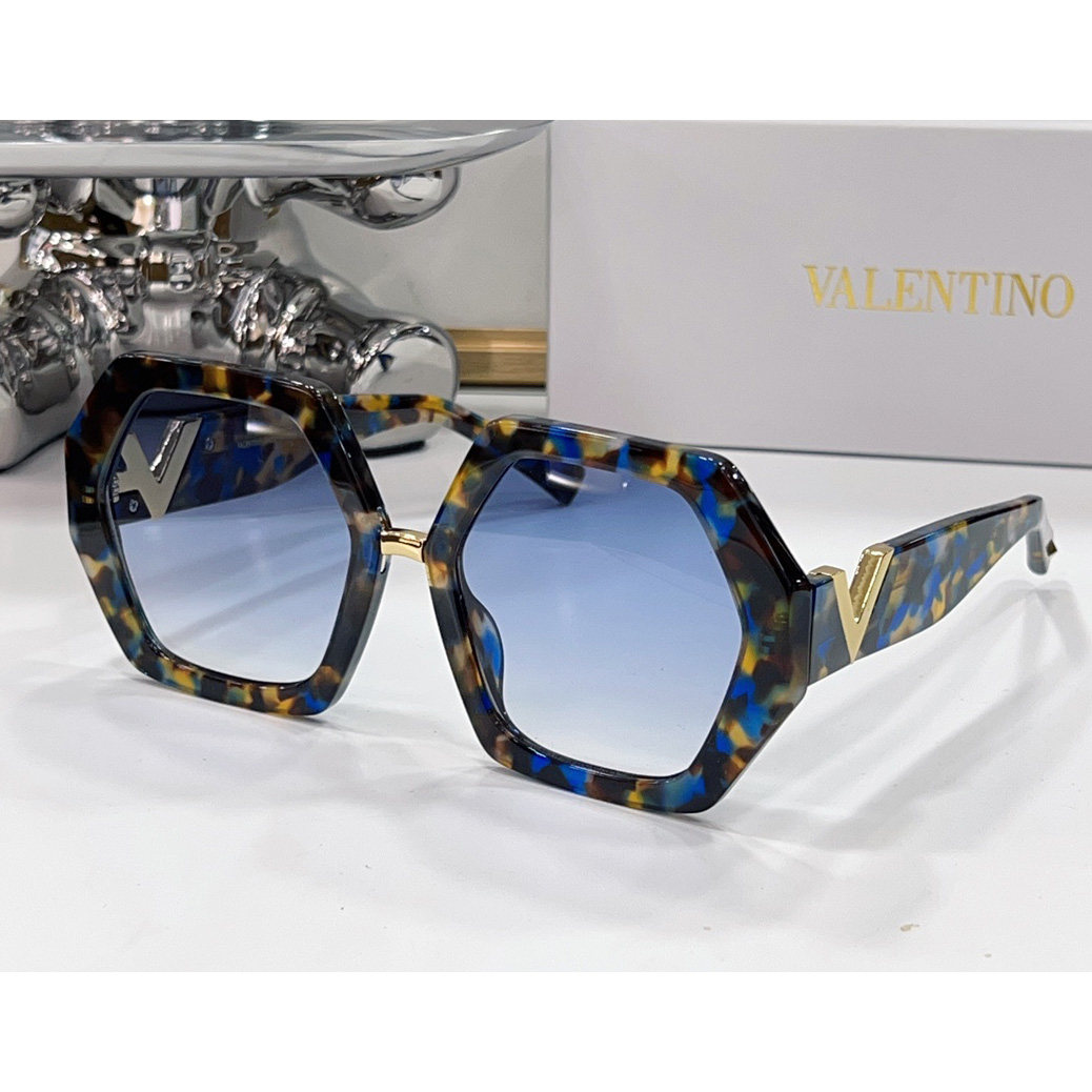 Valenti  VLOGO Hexagonal Oversized-frame Sunglasses  VA4053 - PerfectKickZ