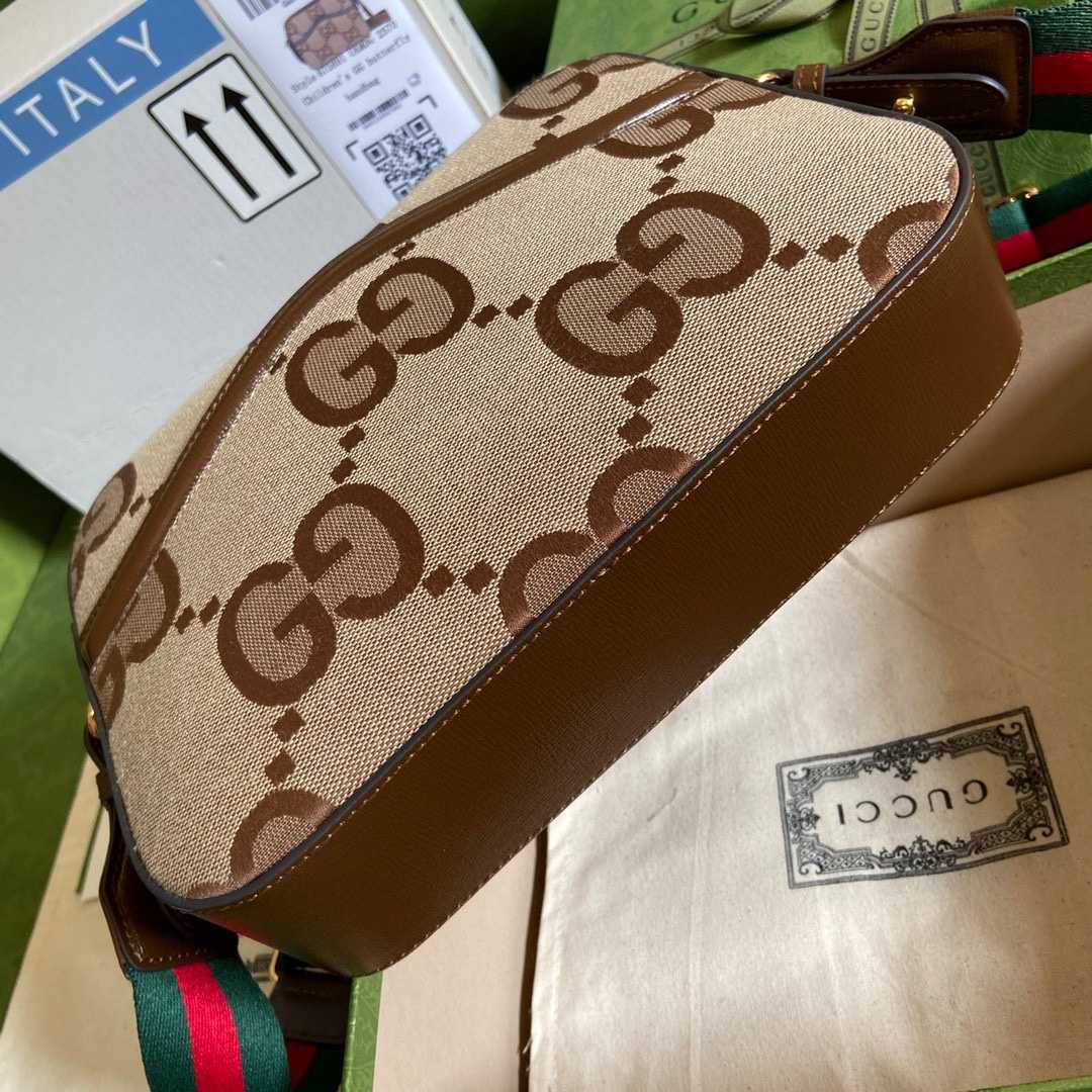 Gucci Jumbo GG Messenger Bag(25.5-20-6cm) - 