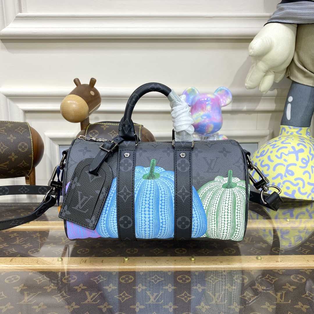 Louis Vuitton LV x YK Keepall 25 (25*15*11cm)   M46437 - PerfectKickZ
