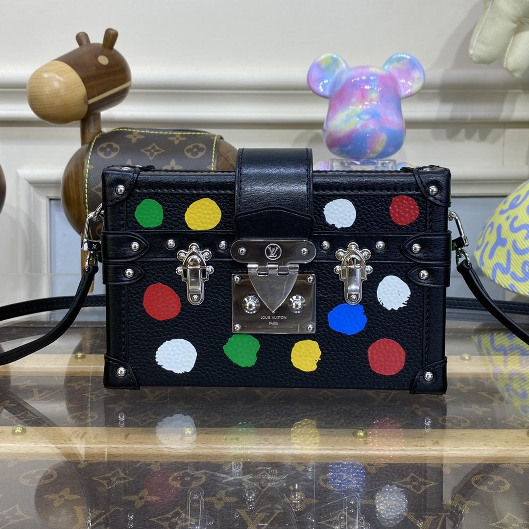 Louis Vuitton LV x YK Petite Malle (19.5*5*12.5CM)   M21621 - PerfectKickZ