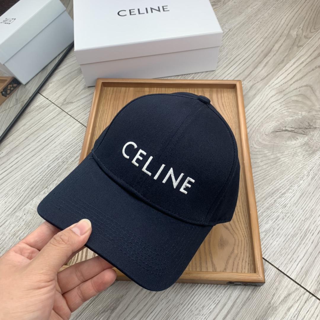 Celine Baseball Cap In Cotton - PerfectKickZ