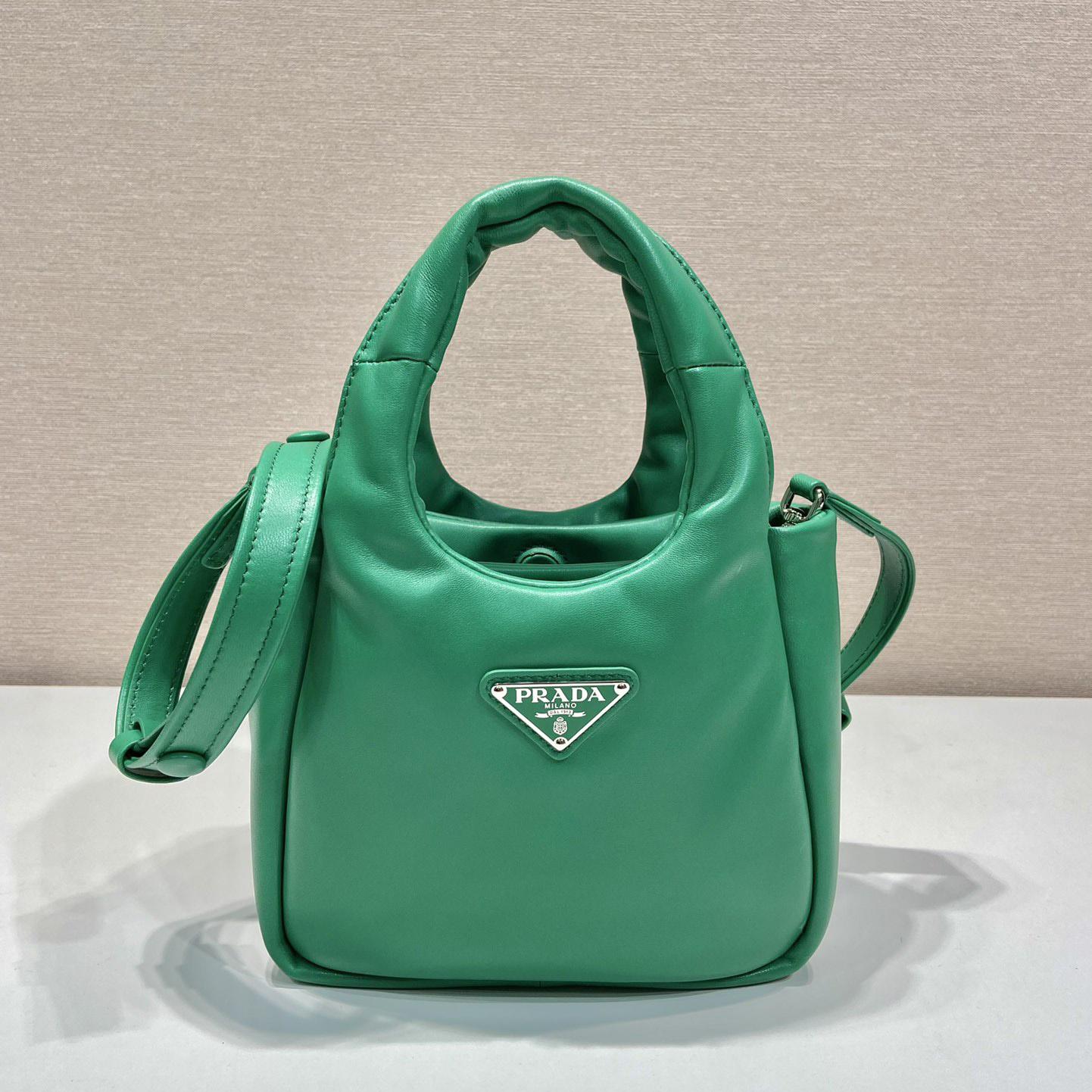Prada Small Padded Prada Soft Nappa-Leather Bag - PerfectKickZ