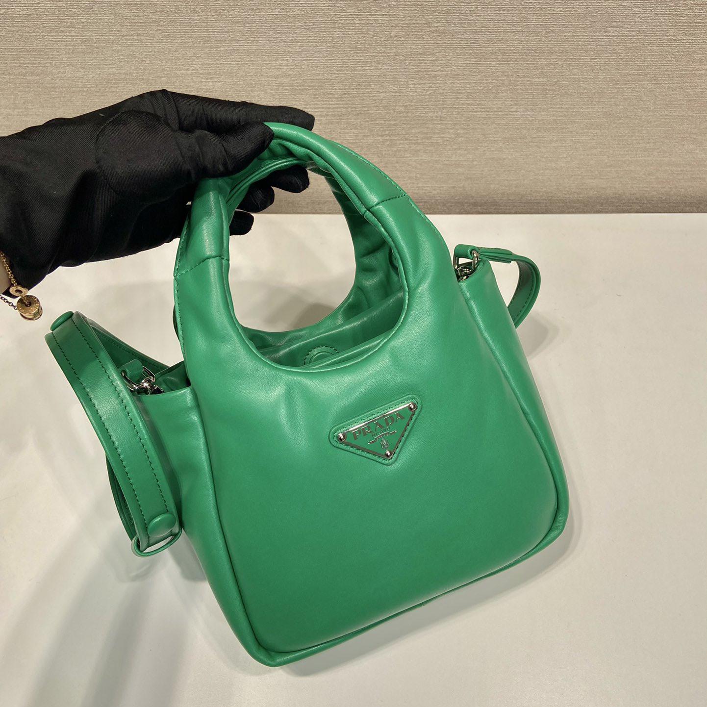 Prada Small Padded Prada Soft Nappa-Leather Bag - PerfectKickZ