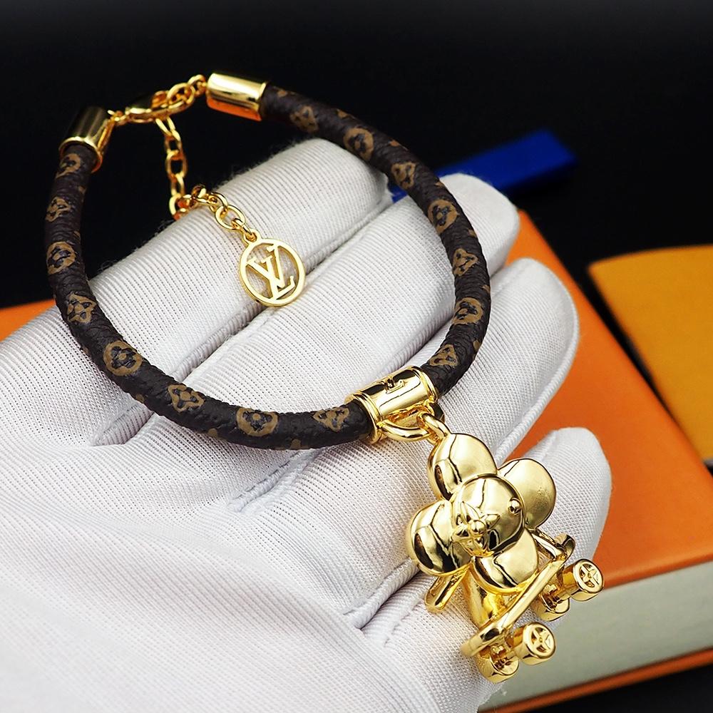 Louis Vuitton Vivienne Kick Flip Bracelet   M1051Z - PerfectKickZ
