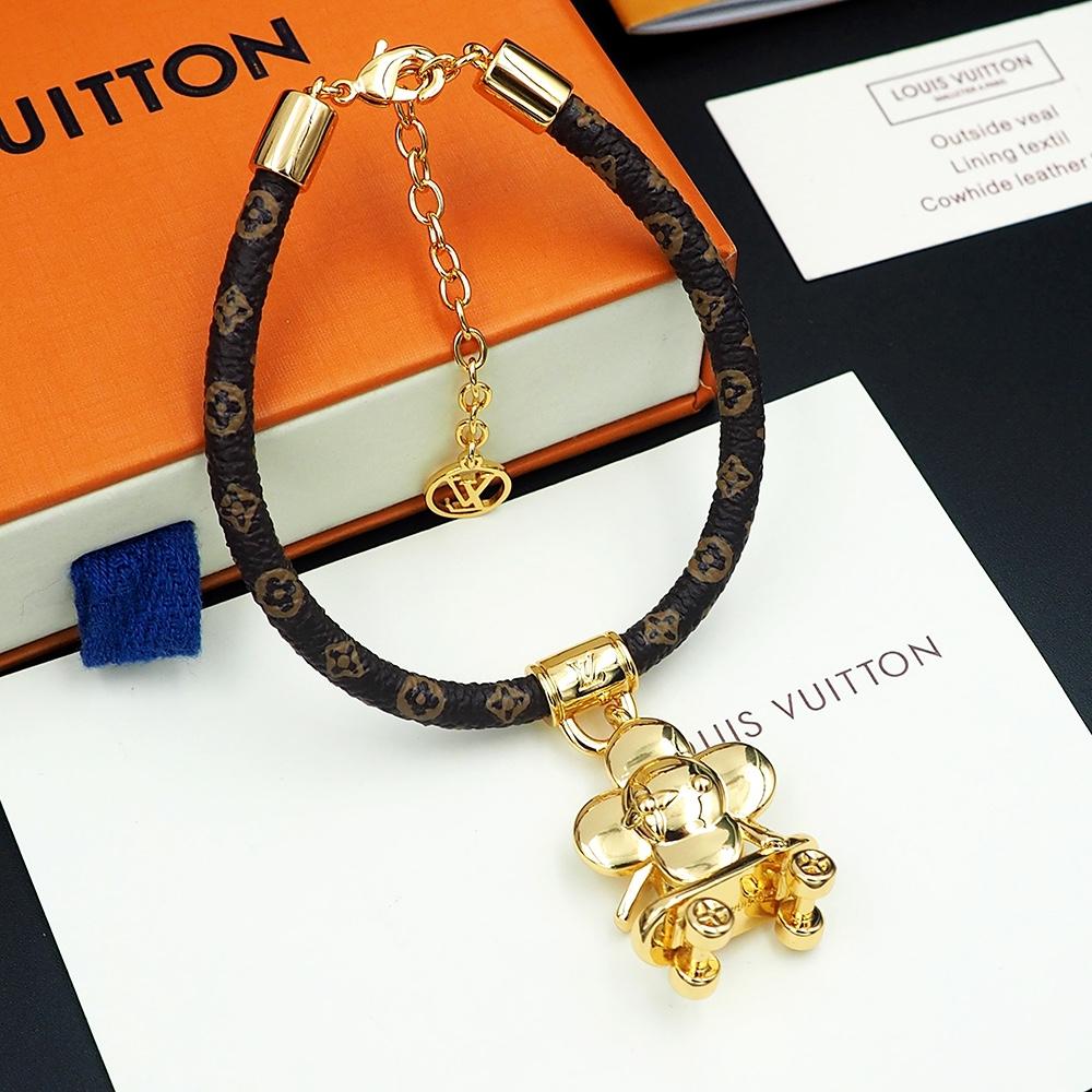 Louis Vuitton Vivienne Kick Flip Bracelet   M1051Z - PerfectKickZ