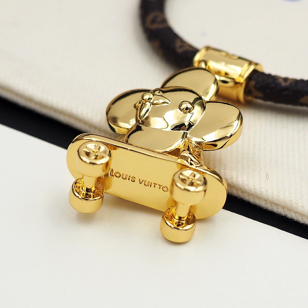 Louis Vuitton Vivienne Kick Flip Bracelet   M1051Z - PerfectKickZ