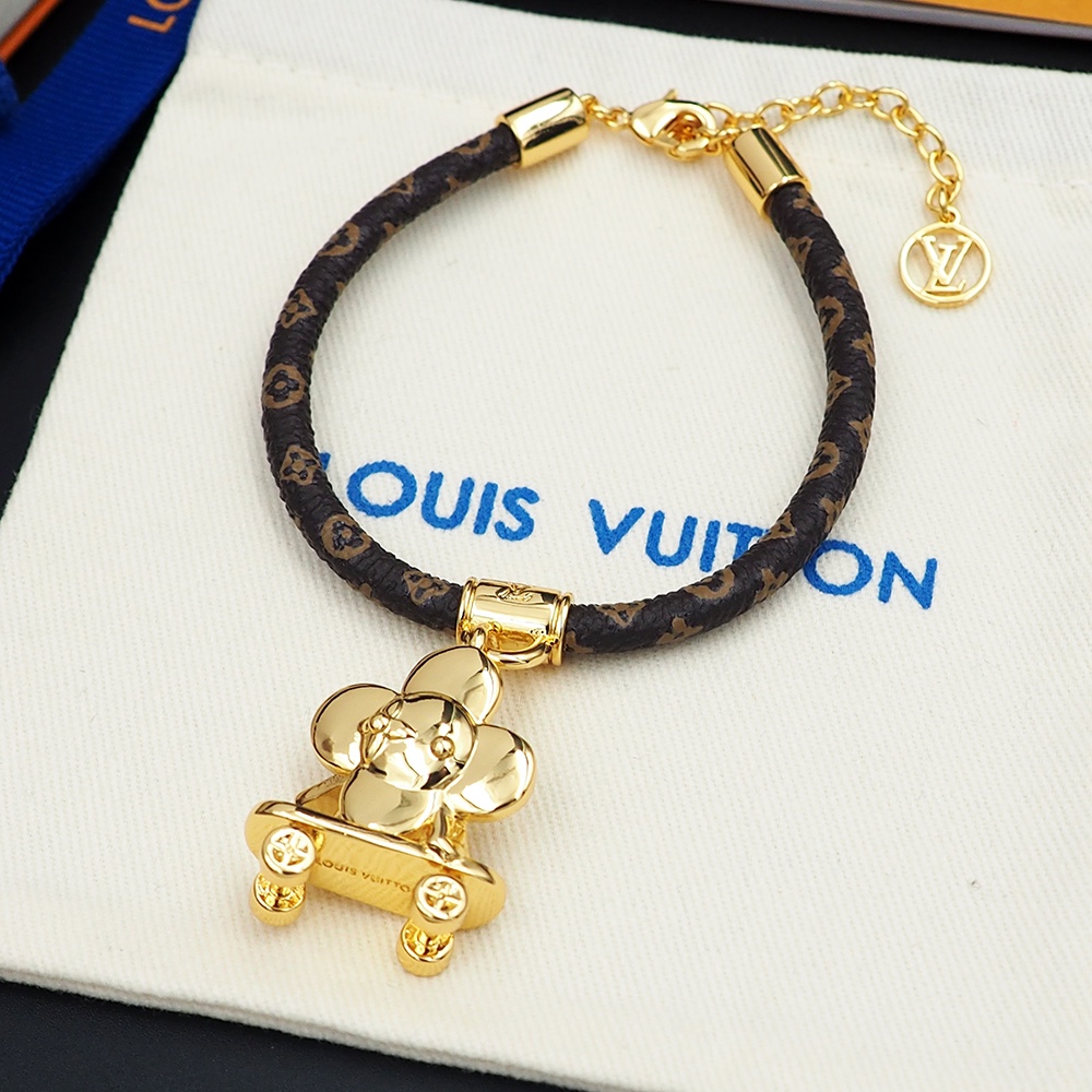 Louis Vuitton Vivienne Kick Flip Bracelet   M1051Z - PerfectKickZ