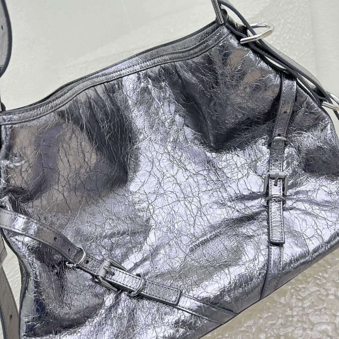 Givenchy Medium Voyou Bag In Laminated Leather(32-37-6.5cm) - PerfectKickZ