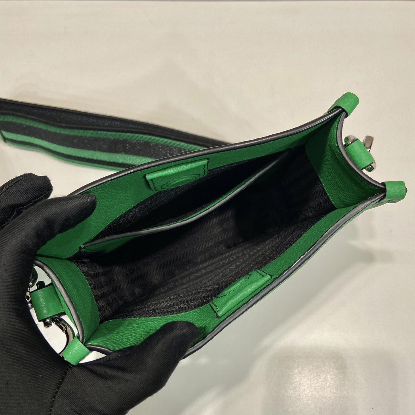 Prada Leather Mini Shoulder Bag - PerfectKickZ