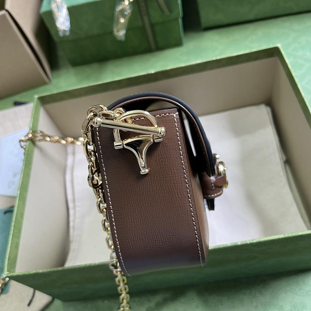 Gucci Horsebit 1955 Small Shoulder Bag(24-13-5cm)   - PerfectKickZ
