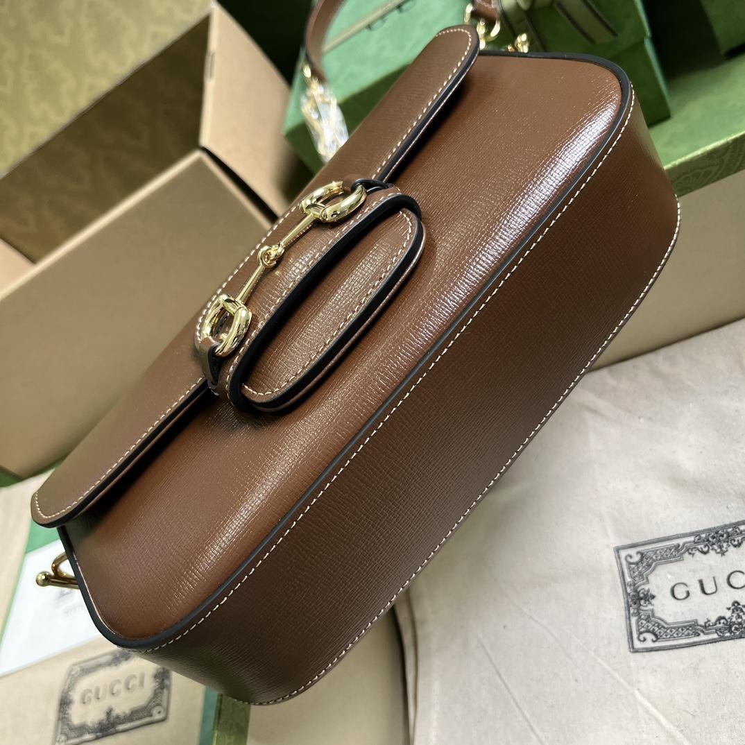 Gucci Horsebit 1955 Small Shoulder Bag(24-13-5cm)   - PerfectKickZ