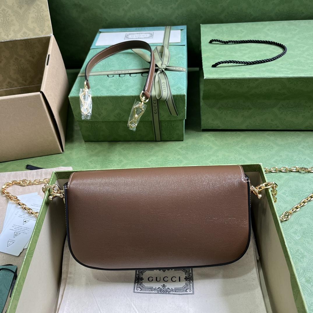 Gucci Horsebit 1955 Small Shoulder Bag(24-13-5cm)   - PerfectKickZ