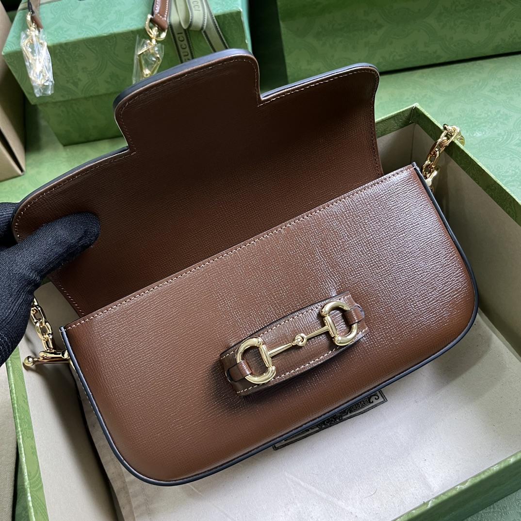 Gucci Horsebit 1955 Small Shoulder Bag(24-13-5cm)   - PerfectKickZ