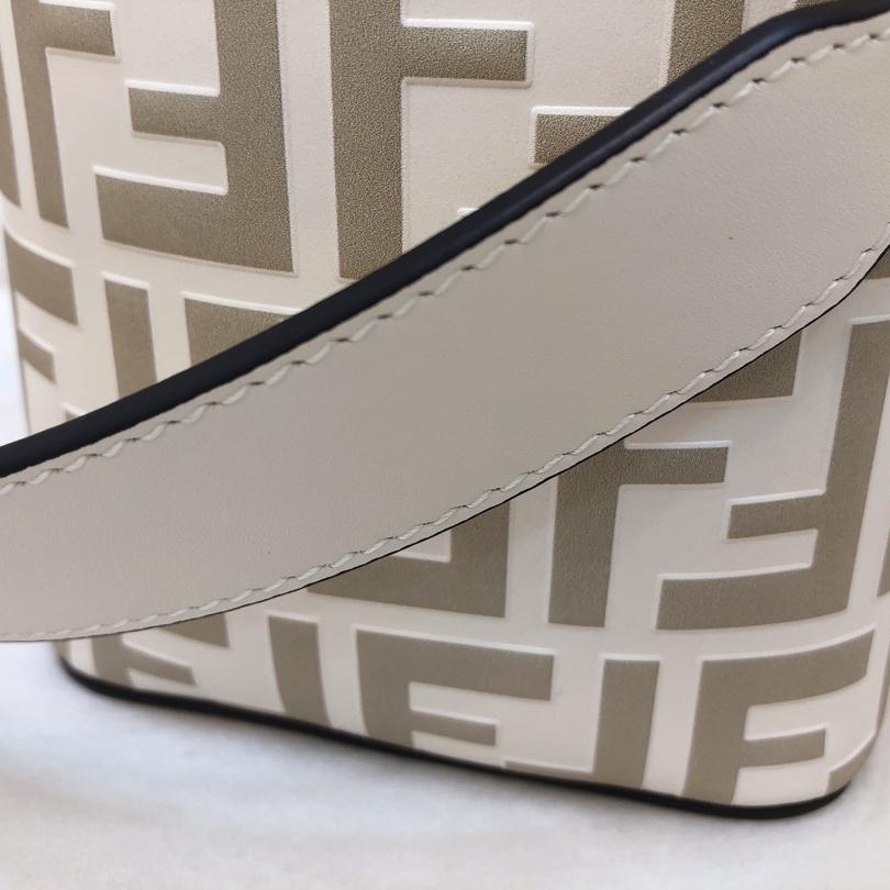 Fendi Mon Tresor Beige Leather Mini-Bag - PerfectKickZ