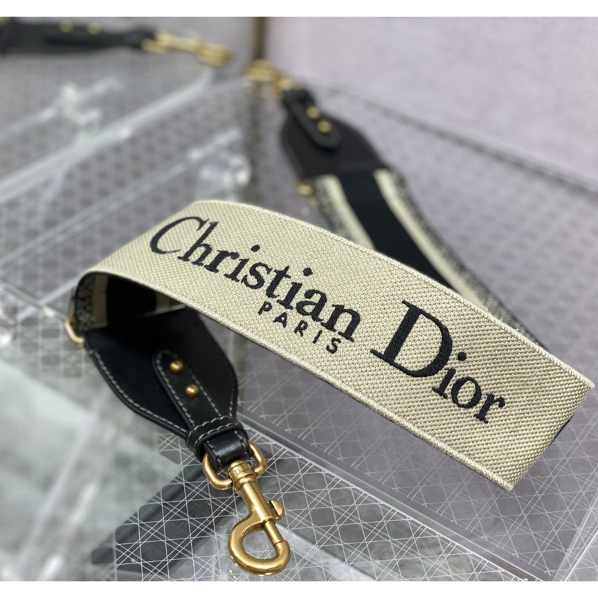 Dior Leather Long Shoulder Straps Belt - PerfectKickZ