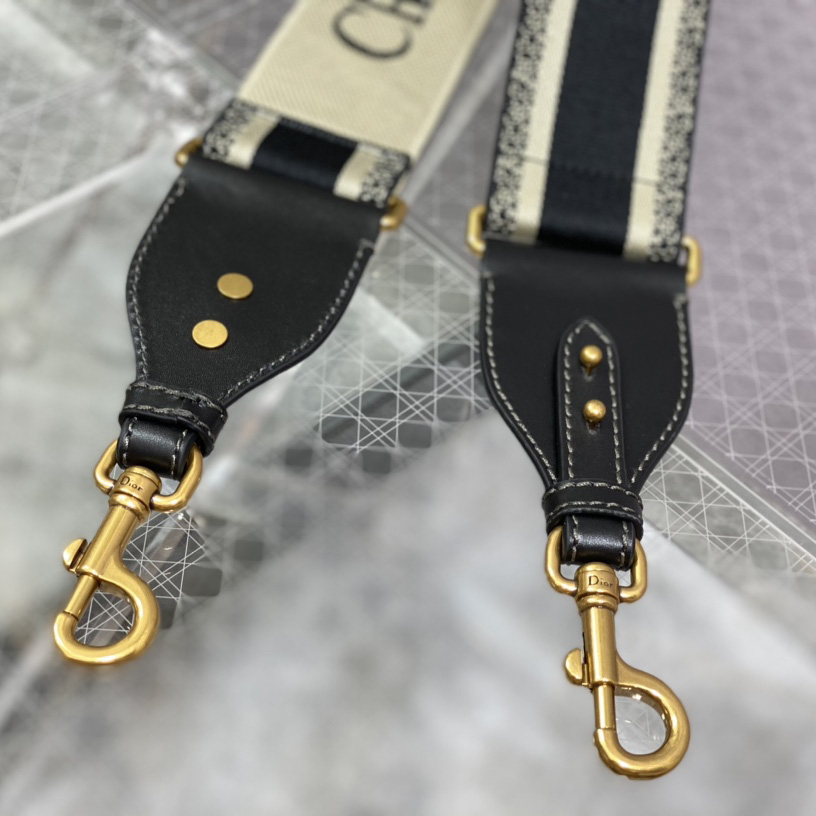Dior Leather Long Shoulder Straps Belt - PerfectKickZ
